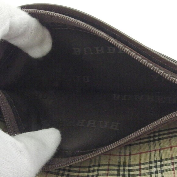 Burberry Long Wallet Logo Leather Authentic USED - Picture 6 of 10